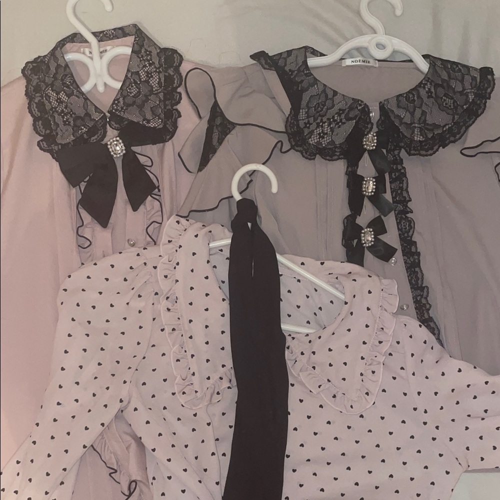 Jirai kei/ ryousangata blouse set